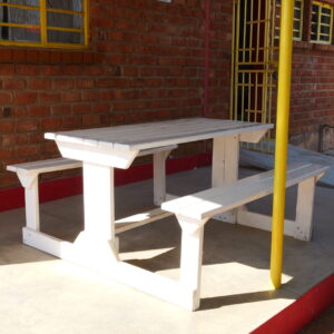 Benches for soup kitchens